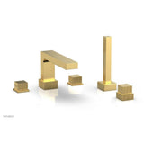 Phylrich - Deck Tub W/Hsm Cube - Burnished Gold