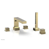 Phylrich - STRIA Deck Tub Set with Hand Shower 291-51 - Polished Brass Uncoated