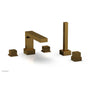 Phylrich - STRIA Deck Tub Set with Hand Shower 291-51 - French Brass