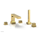 Phylrich - STRIA Deck Tub Set with Hand Shower 291-51 - Satin Gold