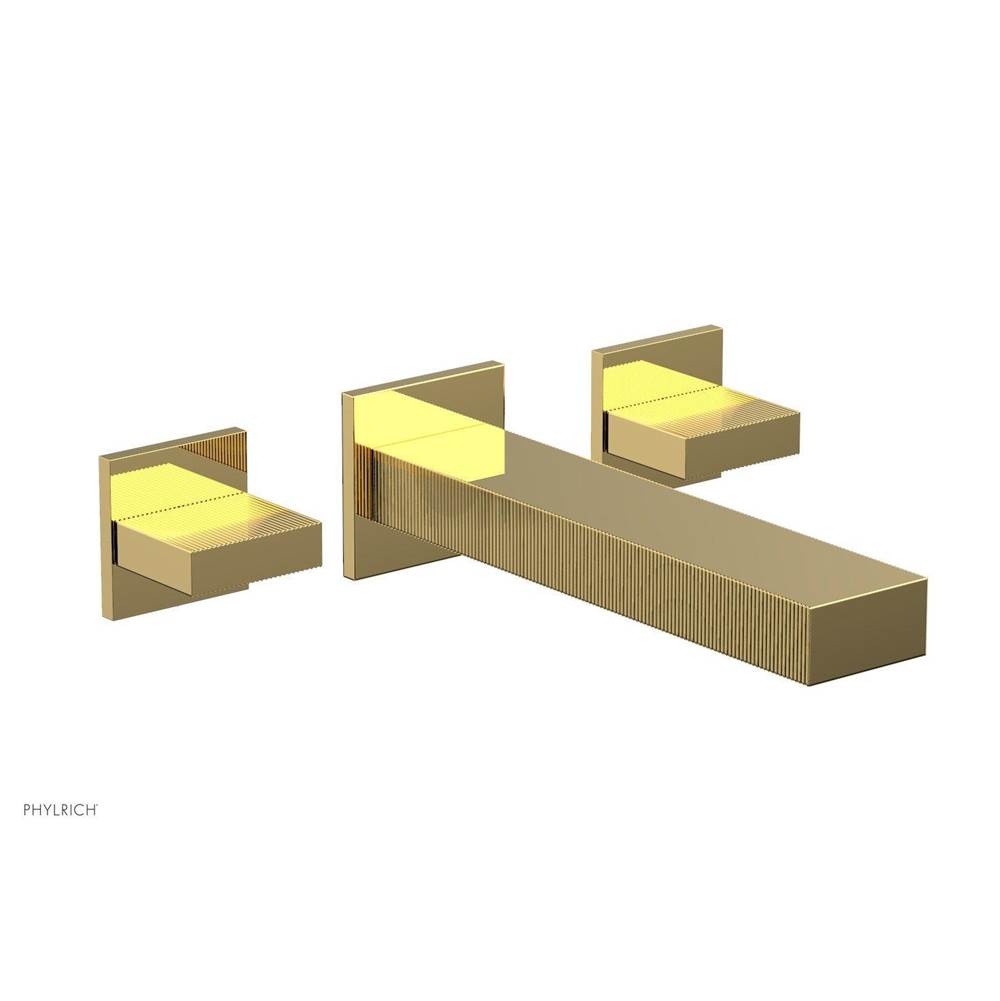 Phylrich - STRIA Wall Tub Set 291-56 - Polished Gold