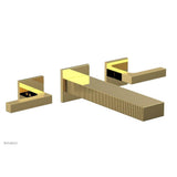 Phylrich - STRIA Wall Tub Set 291-57 - Polished Gold