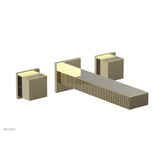 Phylrich - STRIA Wall Tub Set 291-59 - Polished Brass Uncoated