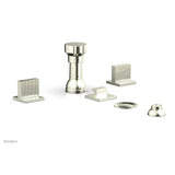 Phylrich - 4 Hole Bidet Set, Blade - Burnished Nickel