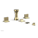 Phylrich - 4 Hole Bidet Set, Blade - Polished Brass Uncoated