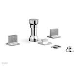 Phylrich - 4 Hole Bidet Set, Blade - Polished Chrome