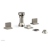 Phylrich - 4 Hole Bidet Set, Blade - Polished Nickel