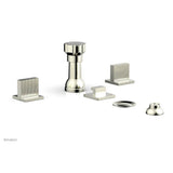 Phylrich - 4 Hole Bidet Set, Blade - Satin Nickel
