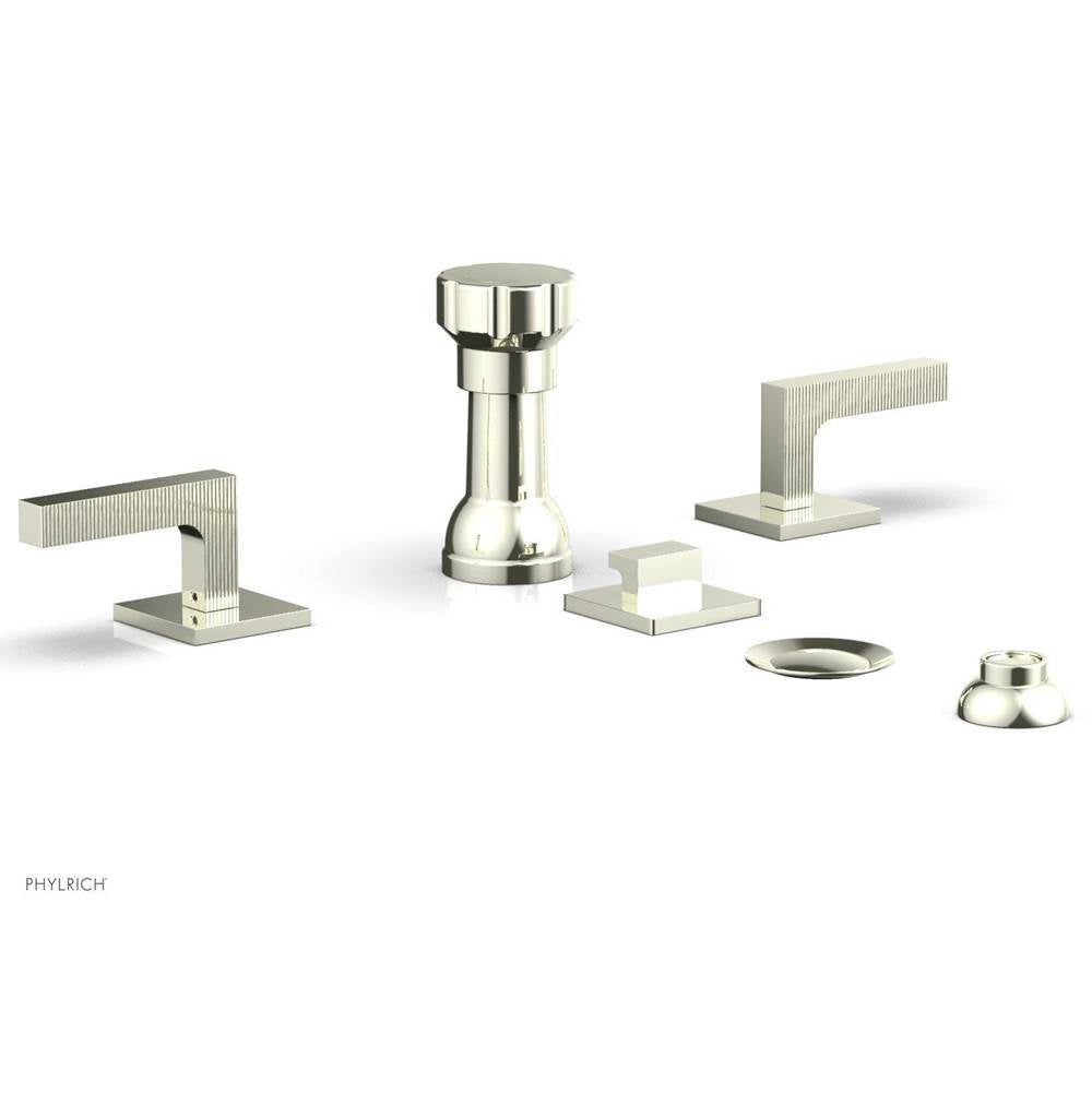 Phylrich - 4 Hole Bidet Set, Lever - Burnished Nickel