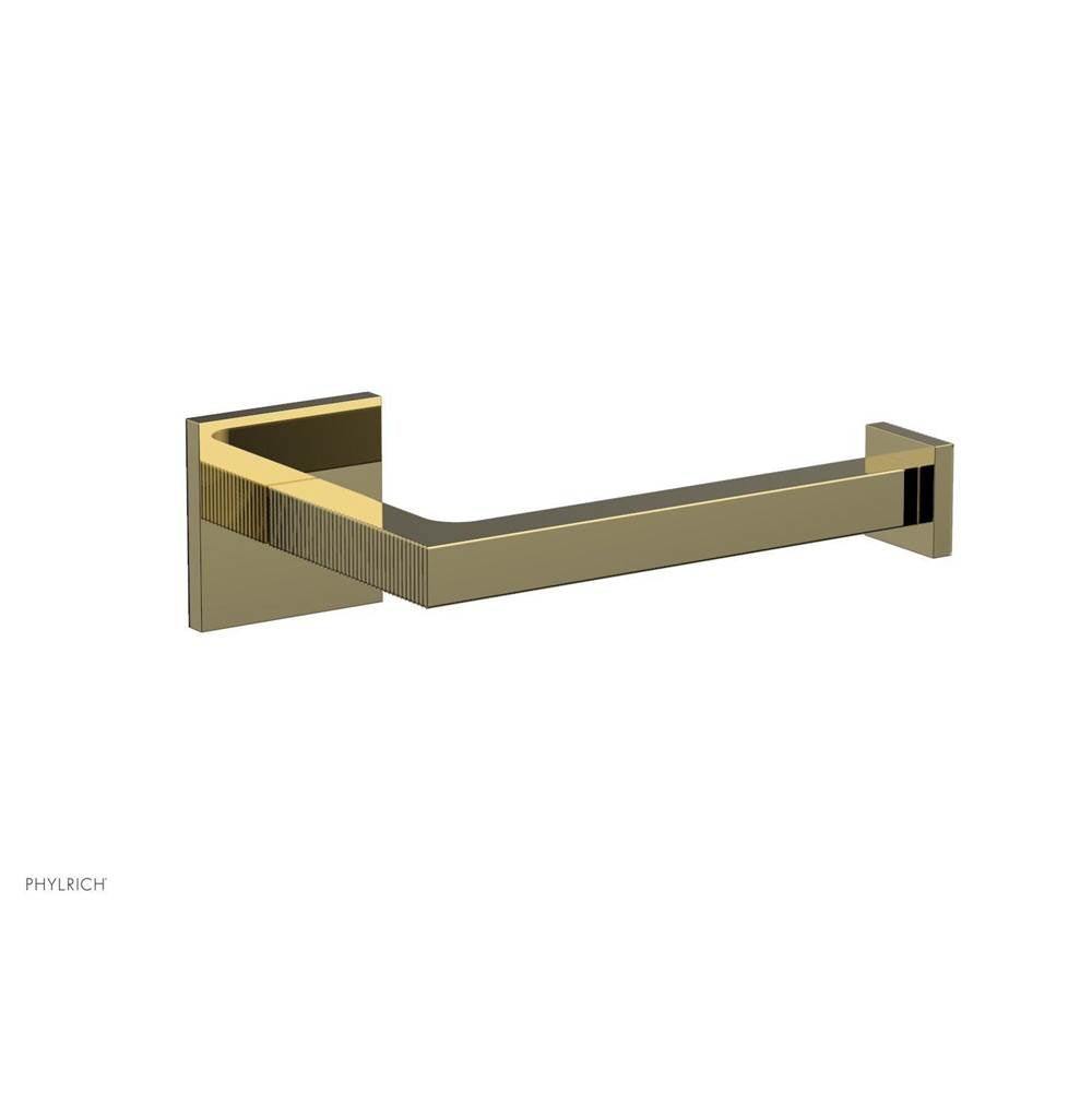 Phylrich - STRIA Single Post Paper Holder 291-74 - Polished Brass
