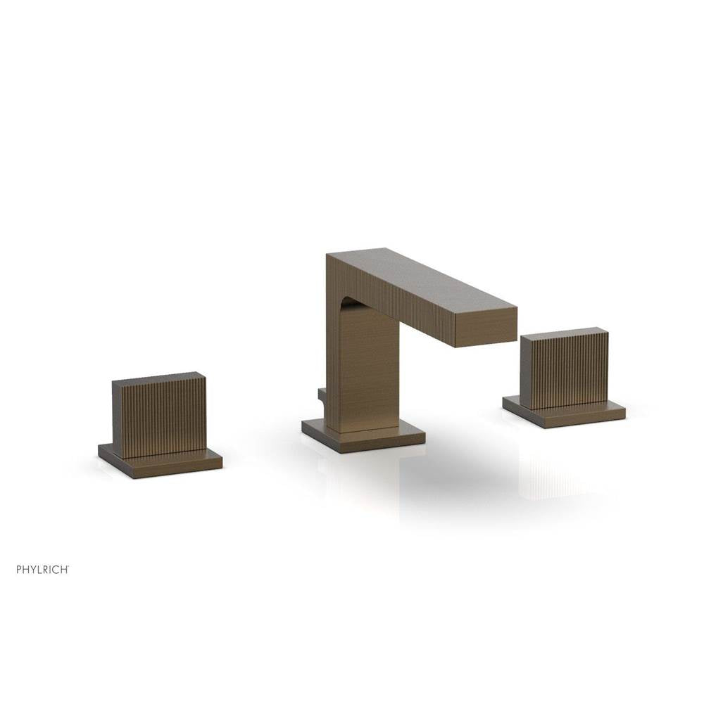Phylrich - STRIA Widespread Faucet Blade Handles 291L-01 - Old English Brass