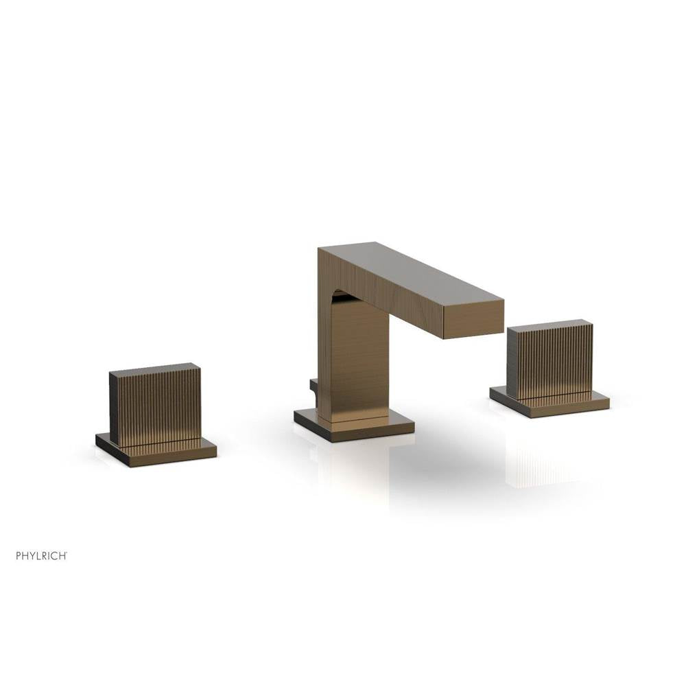 Phylrich - STRIA Widespread Faucet Blade Handles 291L-01 - Antique Brass