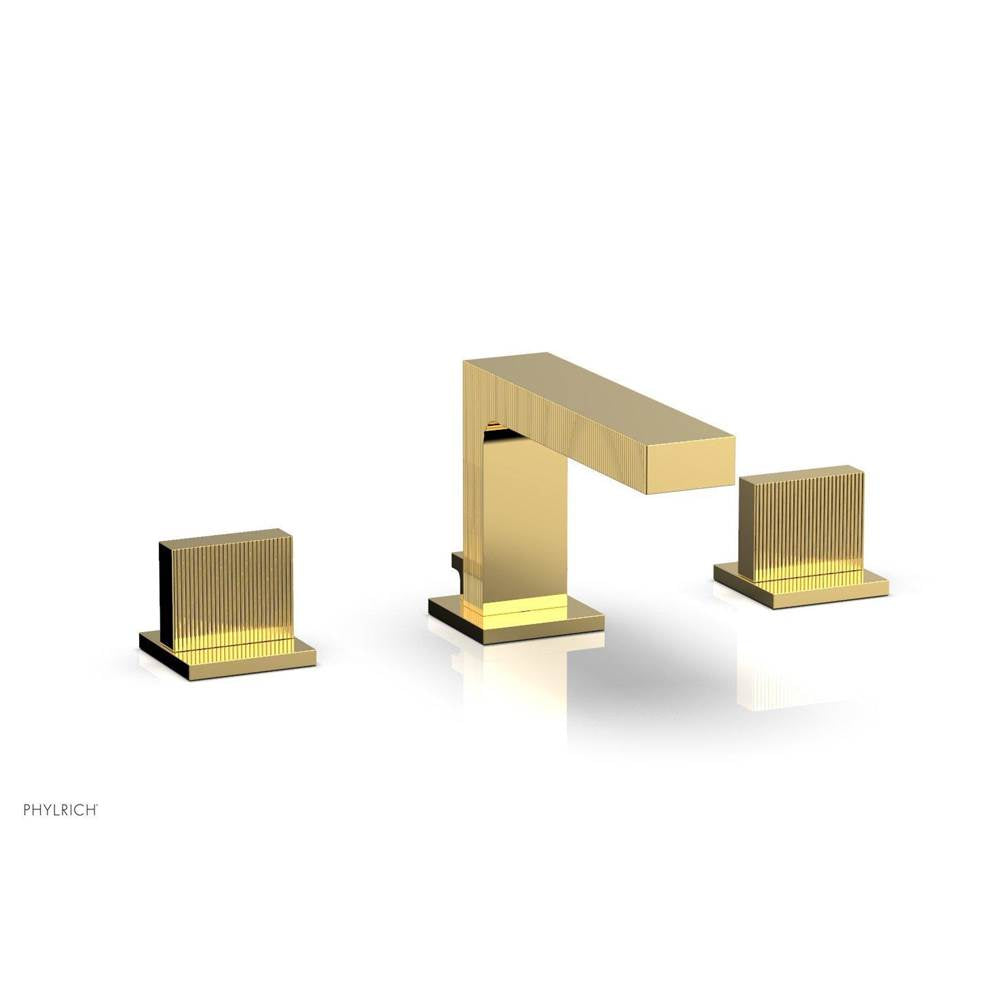 Phylrich - STRIA Widespread Faucet Blade Handles 291L-01 - Polished Gold