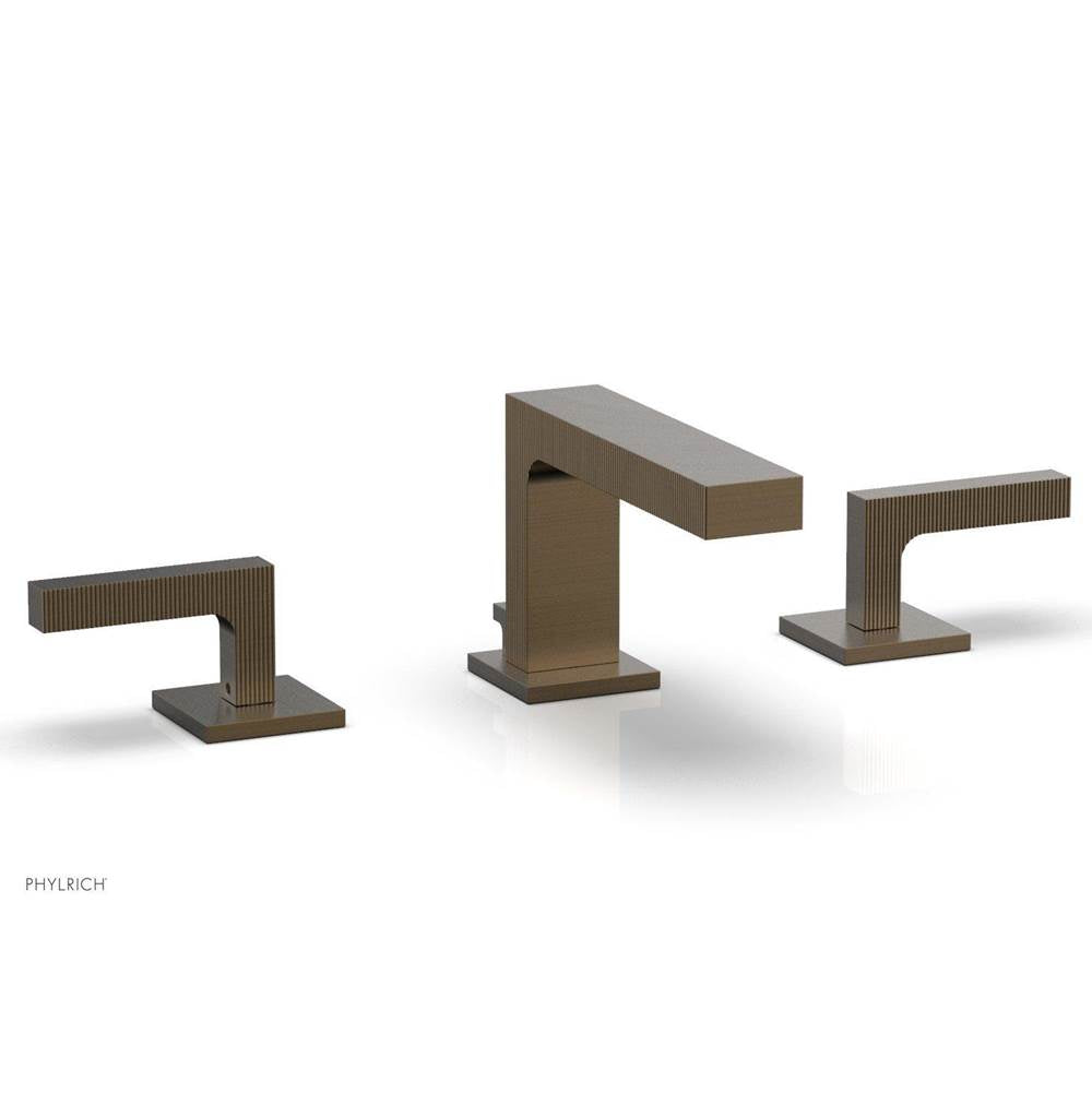 Phylrich - STRIA Widespread Faucet Lever Handles 291L-02 - Old English Brass