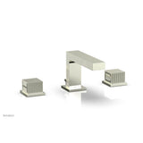 Phylrich - STRIA Widespread Faucet Cube Handles 291L-04 - Polished Brass Uncoated