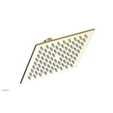 Phylrich - 6'' Square Shower Head - Polished Brass Uncoated