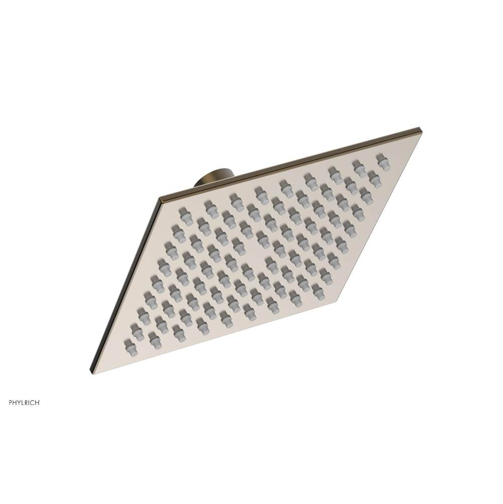 Phylrich - 6'' Square Shower Head - Antique Brass