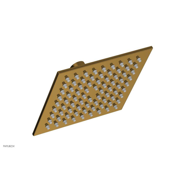 Phylrich - 6'' Square Shower Head - French Brass