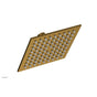 Phylrich - 6'' Square Shower Head - French Brass