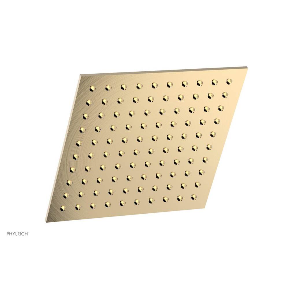Phylrich - Sq Shwr Head 8'' X 8'' - Satin Brass