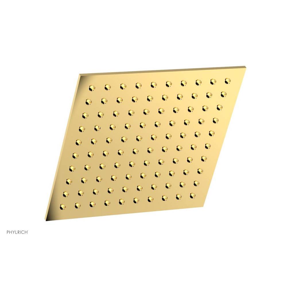 Phylrich - Sq Shwr Head 8'' X 8'' - Polished Gold