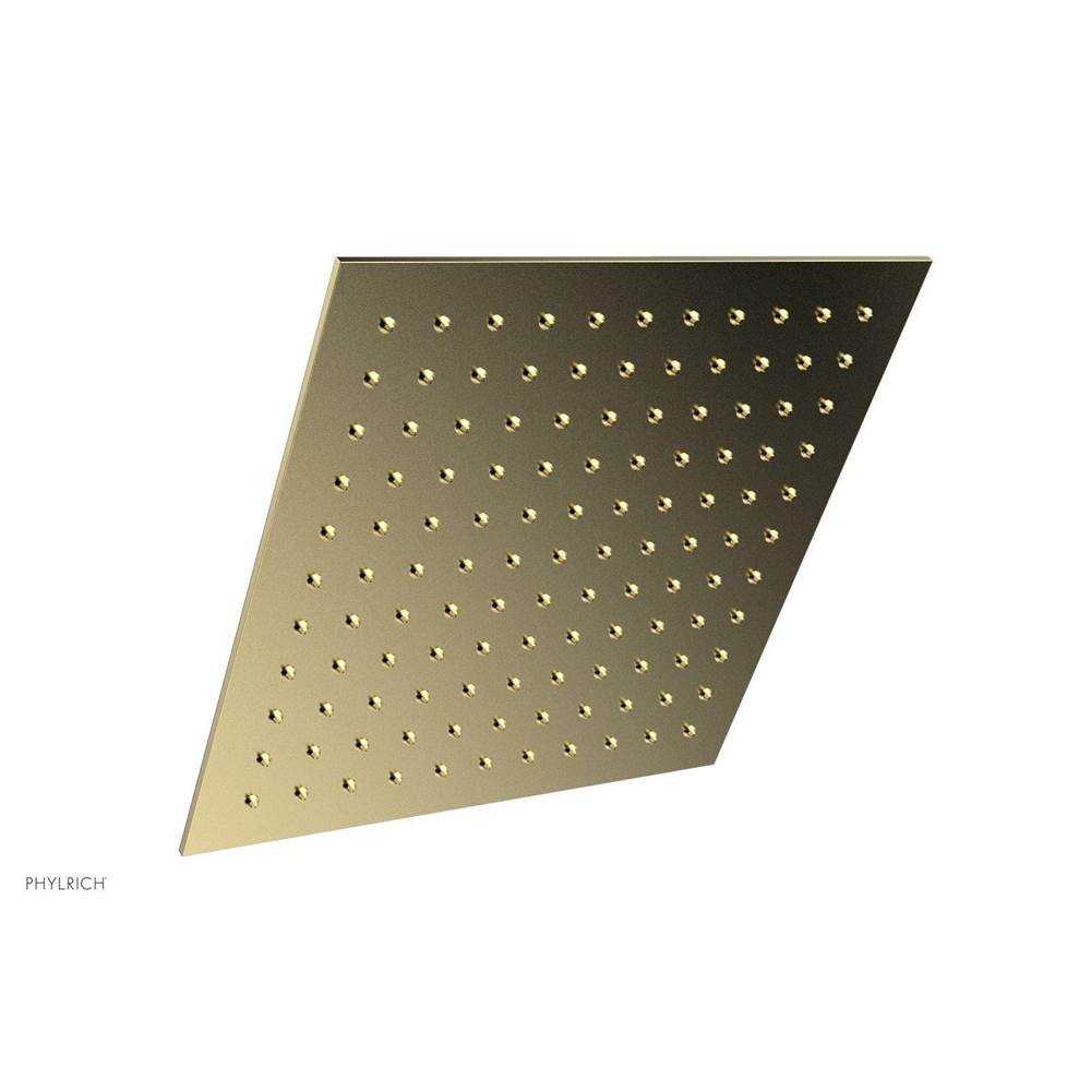 Phylrich - Sq Shwr Head 12'' X 12'' - Polished Brass Uncoated