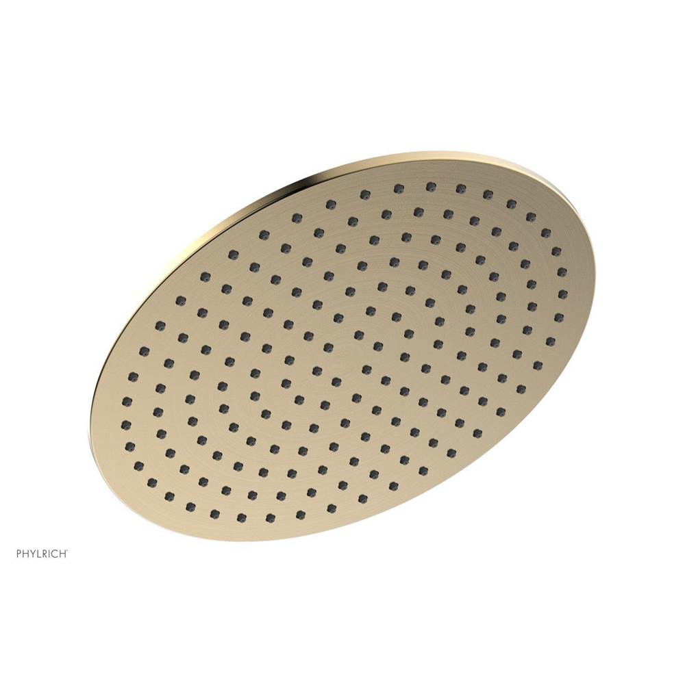 Phylrich - Round Shower Head 12'' Dia - Satin Brass