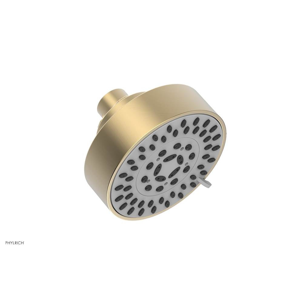 Phylrich - 4'' Multifunction Shower Head - Satin Brass
