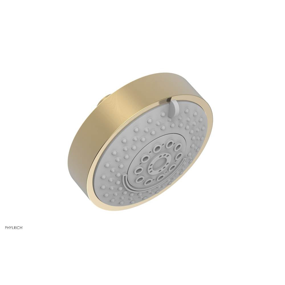 Phylrich - Contemporary Multifunction Shower Head - Satin Brass