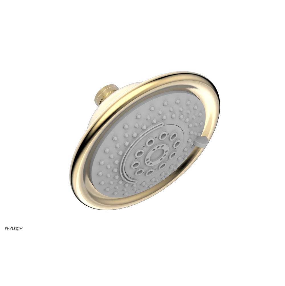 Phylrich - 4'' Multifunction Shower Head - Satin Brass