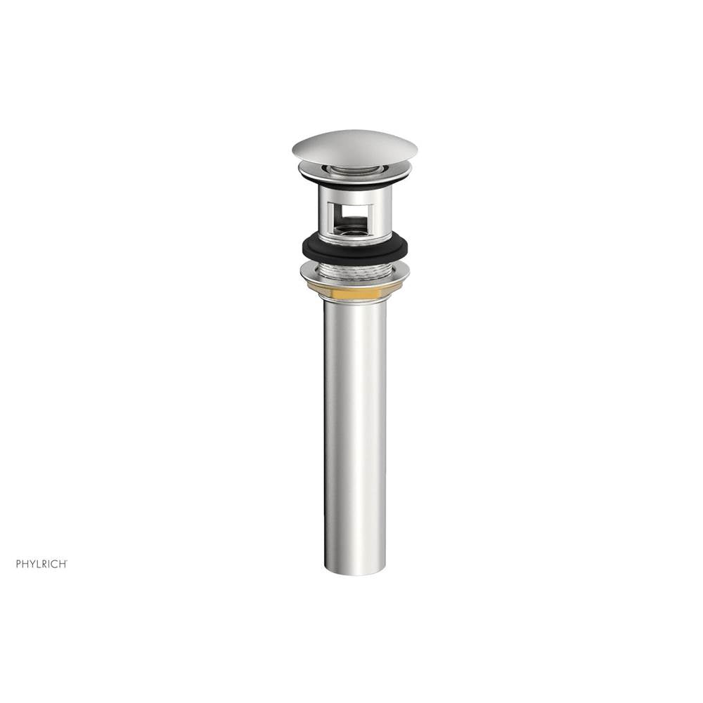 Phylrich - Push To Close Drain - Satin chrome