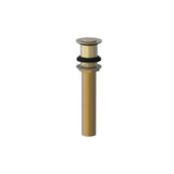 Phylrich - Push To Close Drain - Polished Brass Uncoated