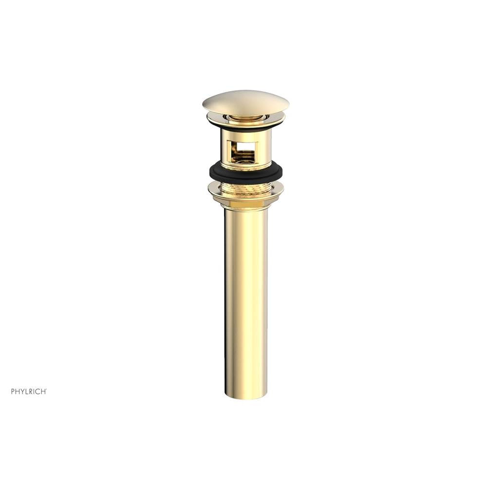 Phylrich - Push To Close Drain - Satin Brass