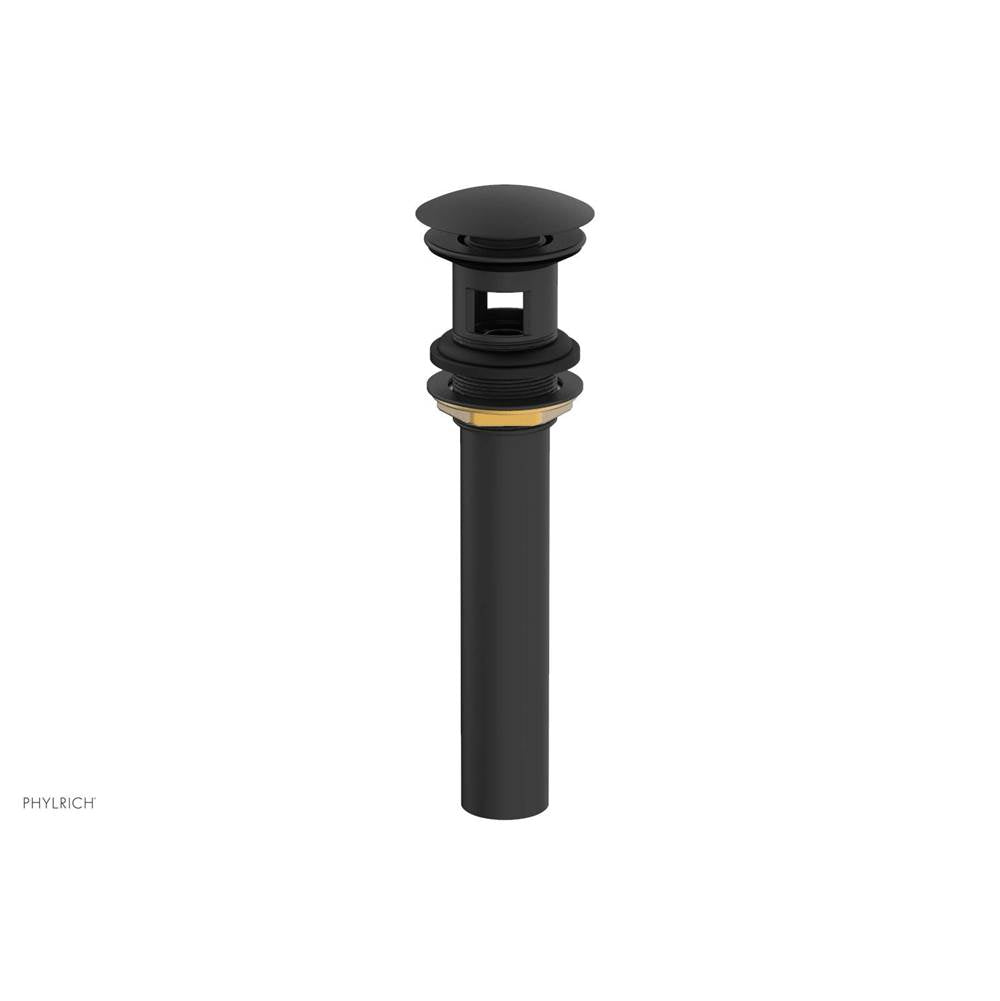 Phylrich - Push To Close Drain - Matte Black