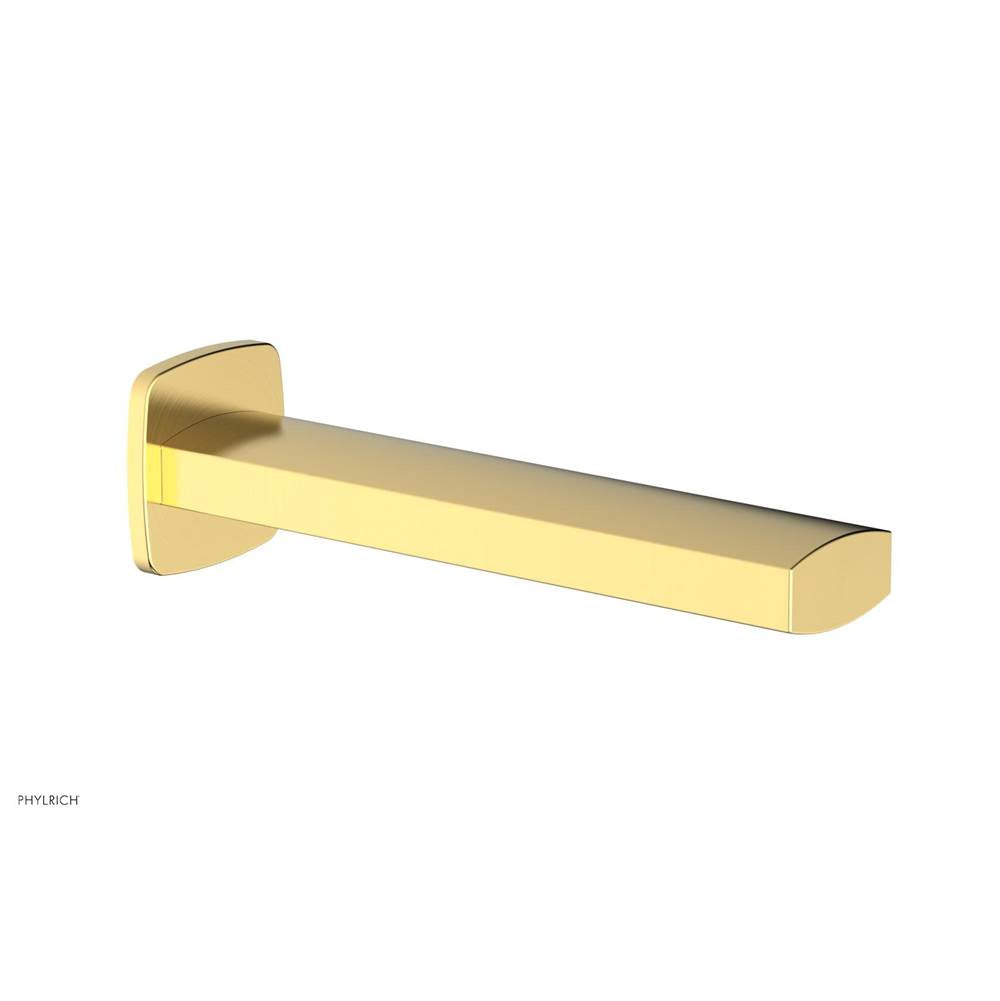 Phylrich - Radi Wall Tub Spout Only - Satin Gold
