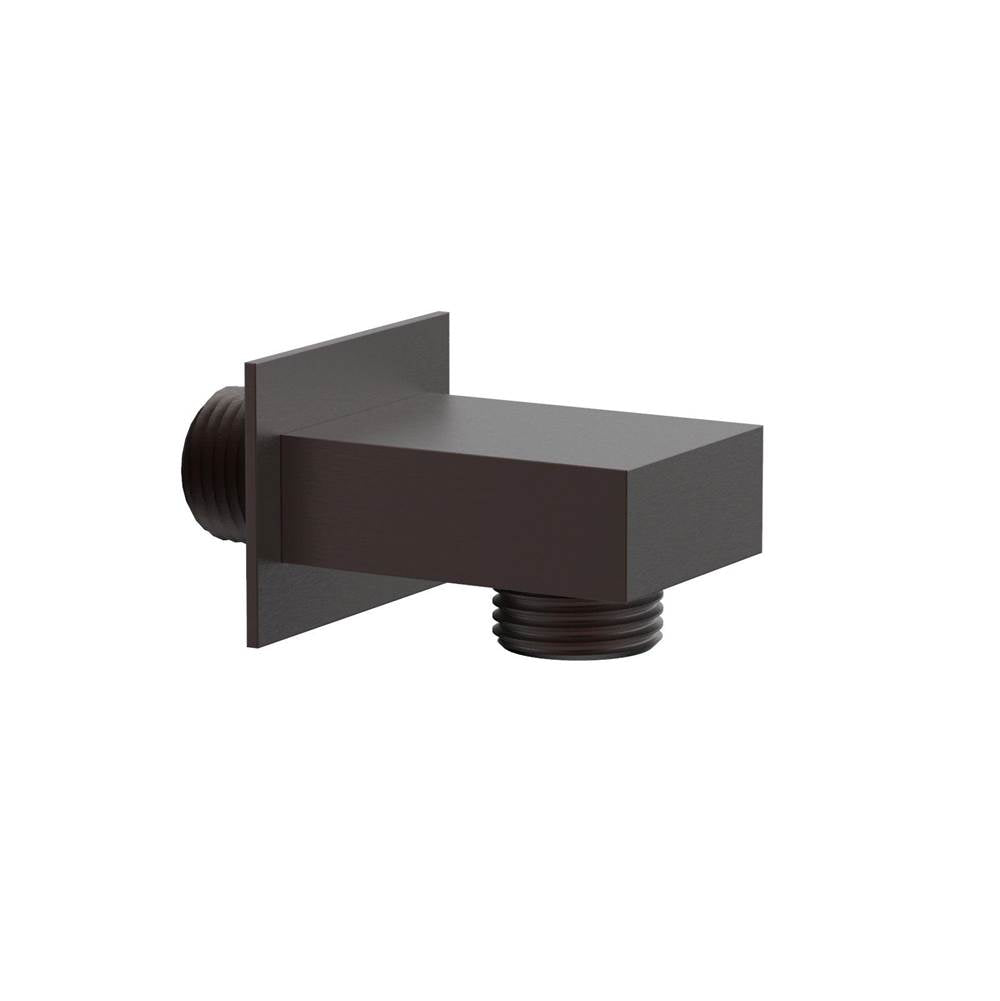 Phylrich - Weathered Copper Square Handshower Outlet Elbow - Weathered Copper