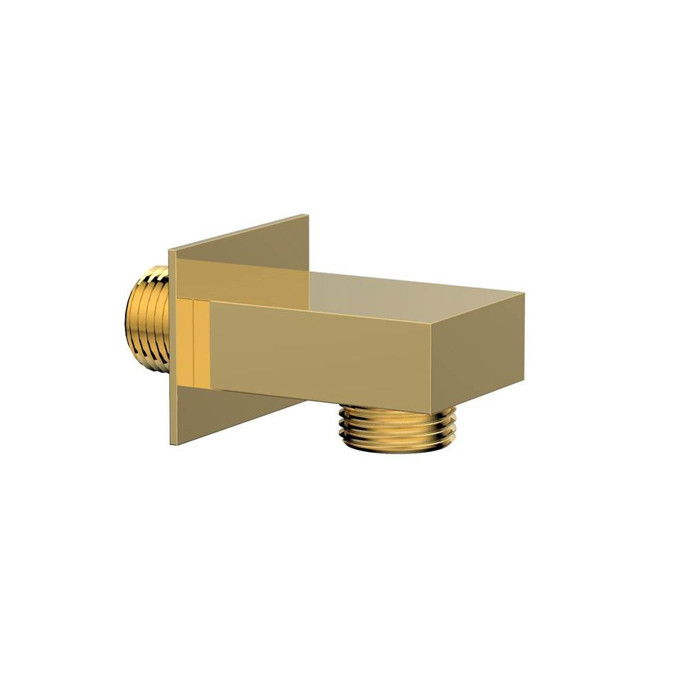 Phylrich - Polished Gold Square Handshower Outlet Elbow - Polished Gold
