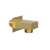 Phylrich - Polished Gold Square Handshower Outlet Elbow - Polished Gold