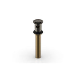 Phylrich - Push To Close Drain W Overflow - Pewter