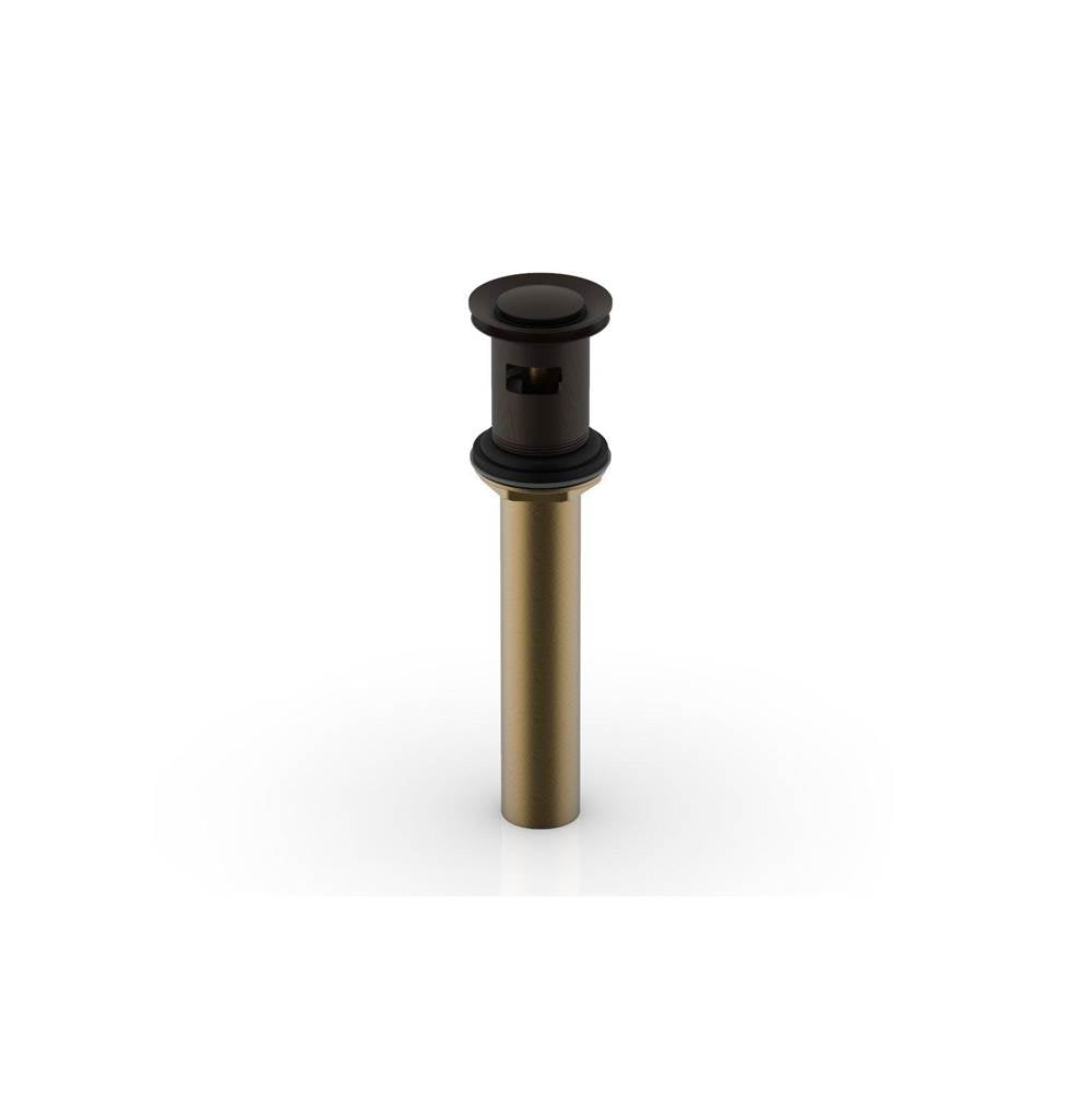Phylrich - Push To Close Drain W Overflow - Antique Bronze
