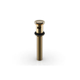 Phylrich - Push To Close Drain W Overflow - Satin Brass