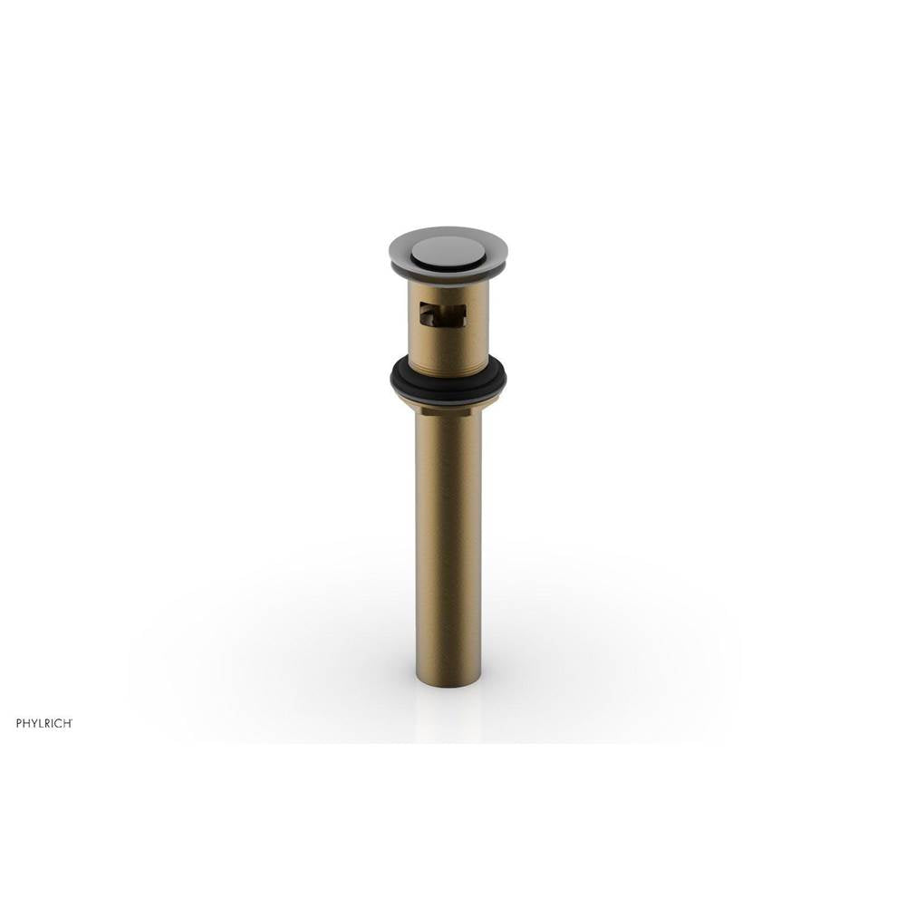 Phylrich - Push To Close Drain W Overflow - Satin White