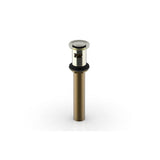 Phylrich - Push To Close Drain W Overflow - Satin Nickel