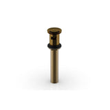 Phylrich - Push To Close Drain W Overflow - French Brass