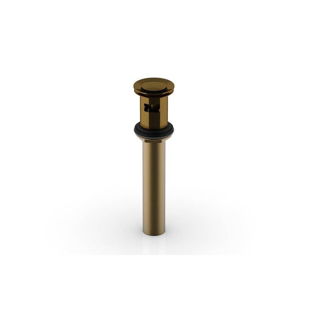 Phylrich - Push To Close Drain W Overflow - French Brass