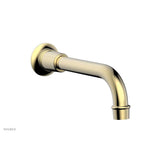 Phylrich - HEX Modern Wall Tub Spout - Polished Brass Uncoated