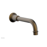 Phylrich - HEX Modern Wall Tub Spout - Old English Brass