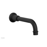 Phylrich - HEX Modern Wall Tub Spout - Matte Black