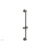 Phylrich - 24'' Integrated Slide Bar With Built In Hose Outlet - Architectural Bronze
