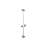 Phylrich - Burnished Nickel Modern 24'' Handshower Slide Bar With Holder And Integrated Outlet - Burnished Nickel